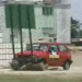 Car hits a sign with lap splice signposts at 20 mph